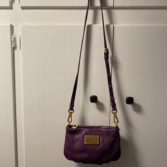 Marc By Marc Jacobs Purple Leather Crossbody Bag - Picture 3 of 10
